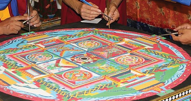 Tibetan Sand Mandala Offering