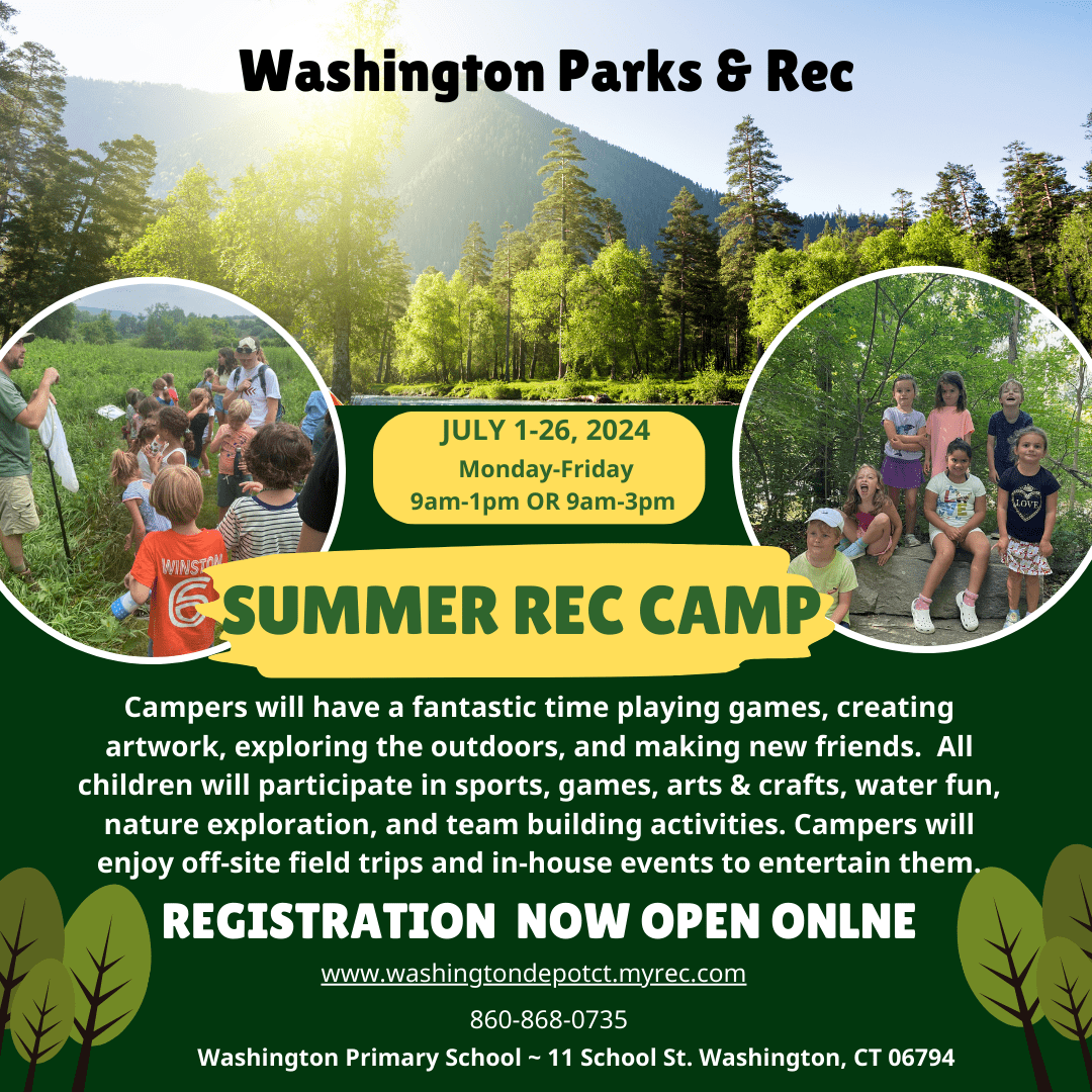 Washington Parks & Recreation Summer Camp Explore Washington CT